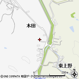 大分県大分市木田256周辺の地図
