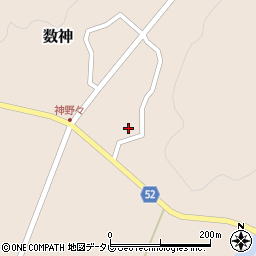 高知県高岡郡四万十町数神496周辺の地図