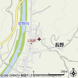 福岡県八女市長野422周辺の地図