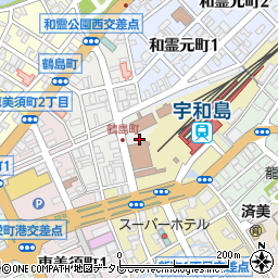 宇和島区検察庁周辺の地図