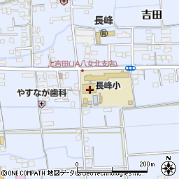 福岡県八女市吉田640-1周辺の地図