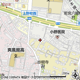 大分県大分市上野丘西1-7周辺の地図