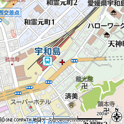 愛媛県宇和島市天神町172周辺の地図
