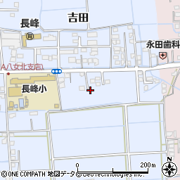 福岡県八女市吉田442周辺の地図