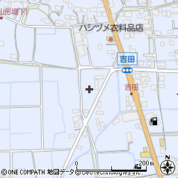 福岡県八女市吉田922周辺の地図
