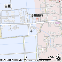 福岡県八女市吉田281-11周辺の地図