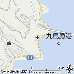 愛媛県宇和島市蛤56周辺の地図