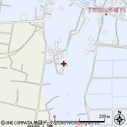 福岡県八女市吉田1243-16周辺の地図