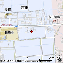 福岡県八女市吉田298周辺の地図