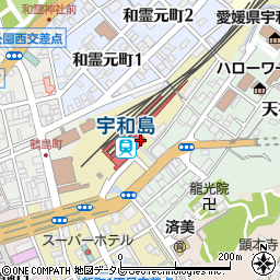 トヨタレンタリース西四国ＪＲ宇和島駅店周辺の地図