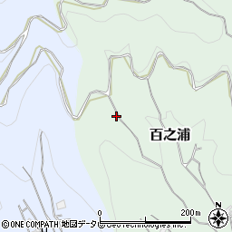 愛媛県宇和島市百之浦1324周辺の地図