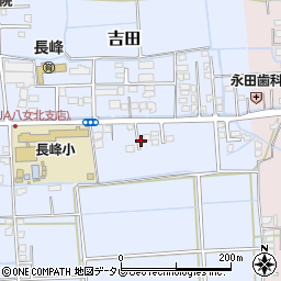福岡県八女市吉田442-2周辺の地図