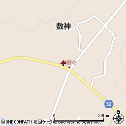 高知県高岡郡四万十町数神260周辺の地図