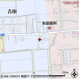 福岡県八女市吉田281周辺の地図