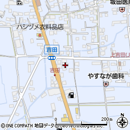 福岡県八女市吉田777-1周辺の地図