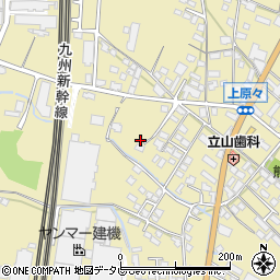 福岡県筑後市熊野1483-1周辺の地図