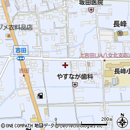 福岡県八女市吉田688周辺の地図