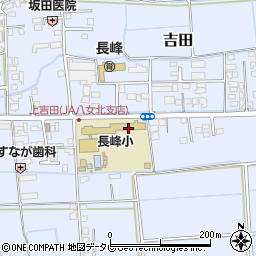 福岡県八女市吉田654周辺の地図