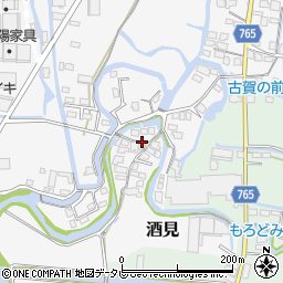 福岡県大川市酒見1659周辺の地図