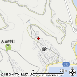 愛媛県宇和島市蛤178周辺の地図