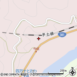 高知県高岡郡四万十町十和川口208周辺の地図