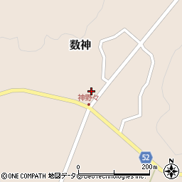 高知県高岡郡四万十町数神271周辺の地図