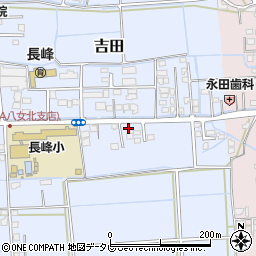 福岡県八女市吉田441周辺の地図