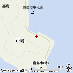 愛媛県宇和島市戸島4073周辺の地図