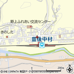 豊後中村駅周辺の地図