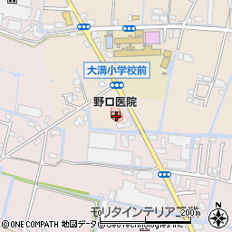 福岡県三潴郡大木町前牟田722周辺の地図