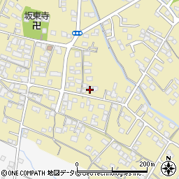 福岡県筑後市熊野1035-1周辺の地図