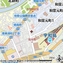 四国労働金庫宇和島支店周辺の地図