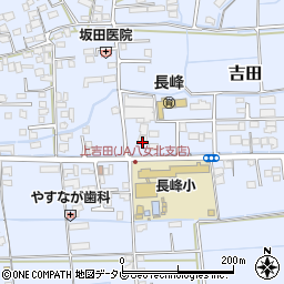 福岡県八女市吉田416周辺の地図