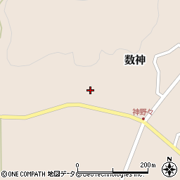 高知県高岡郡四万十町数神219周辺の地図