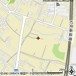 福岡県筑後市熊野1276周辺の地図