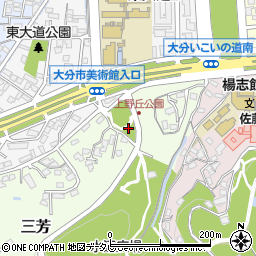 上野ヶ丘子どものもり公園トイレ周辺の地図