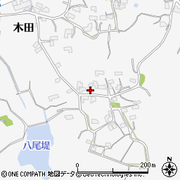 大分県大分市木田702周辺の地図