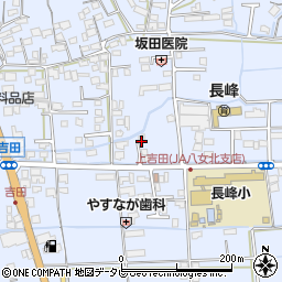 福岡県八女市吉田691-5周辺の地図