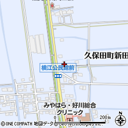 佐賀県佐賀市久保田町大字新田1428-1周辺の地図