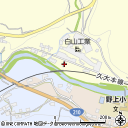 大分県玖珠郡九重町右田1057周辺の地図