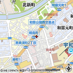 アフラック募集代理店愛媛保険サービス株式会社周辺の地図