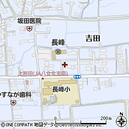 福岡県八女市吉田427周辺の地図