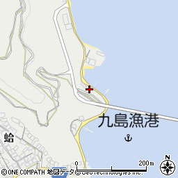 愛媛県宇和島市蛤59周辺の地図