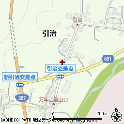 大分県玖珠郡九重町引治619周辺の地図