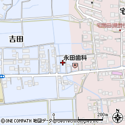 福岡県八女市吉田310周辺の地図
