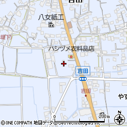 福岡県八女市吉田951周辺の地図