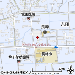 福岡県八女市吉田421周辺の地図