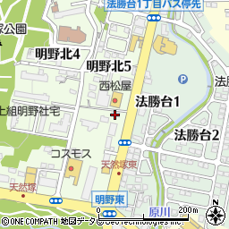 麺蔵 さっぽろっこ 明野店周辺の地図