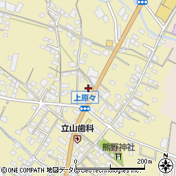 福岡県筑後市熊野1383-8周辺の地図