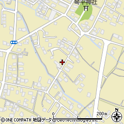 福岡県筑後市熊野1060-3周辺の地図